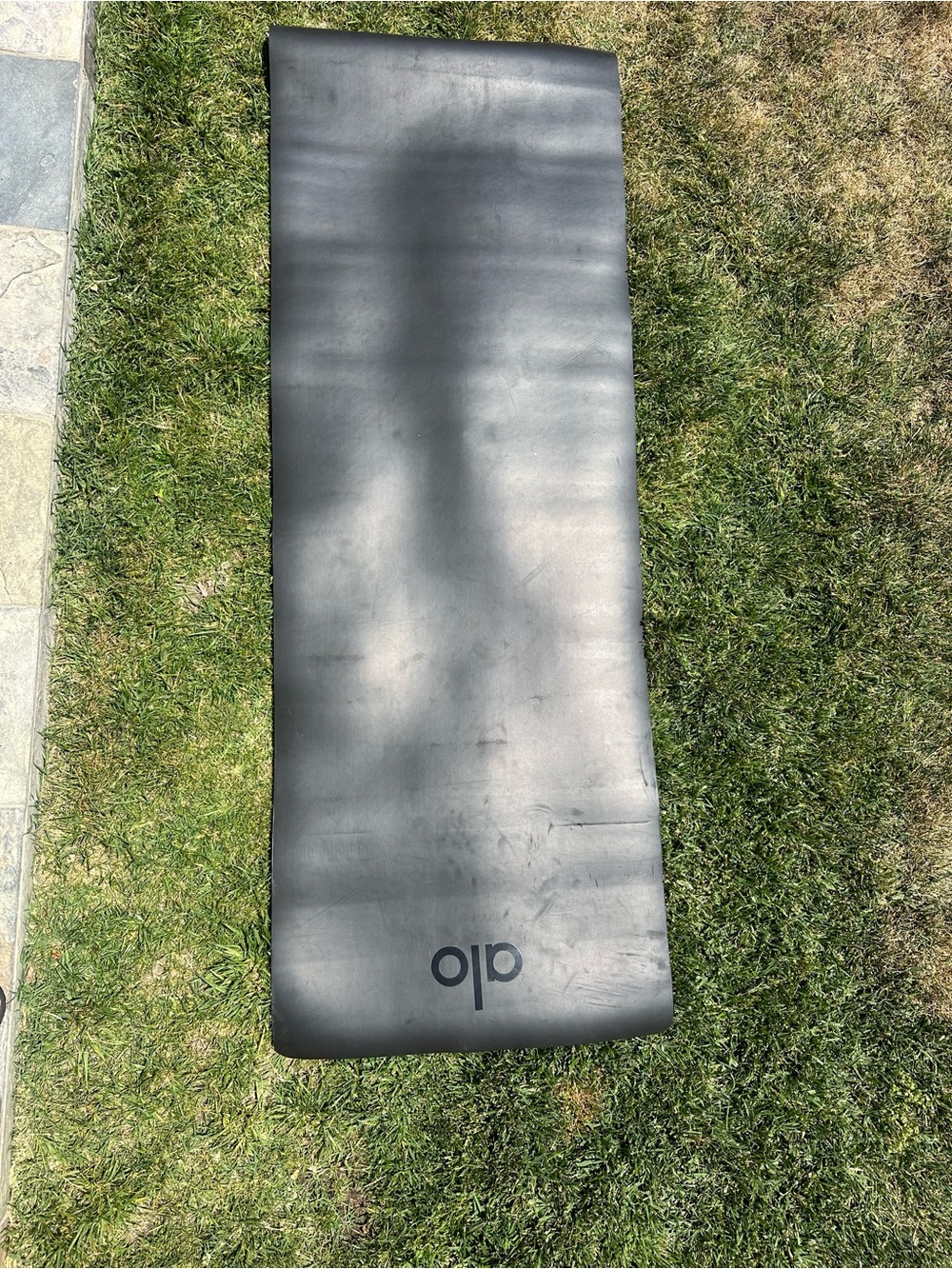 ALO Yoga Black Non-Slip Premium Yoga Mat - Picture 4 of 5